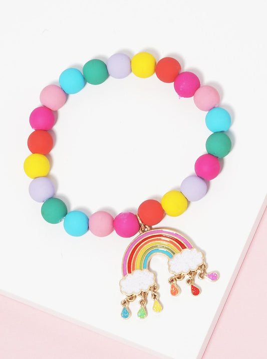 Rainbow Kids Stretch Bracelet