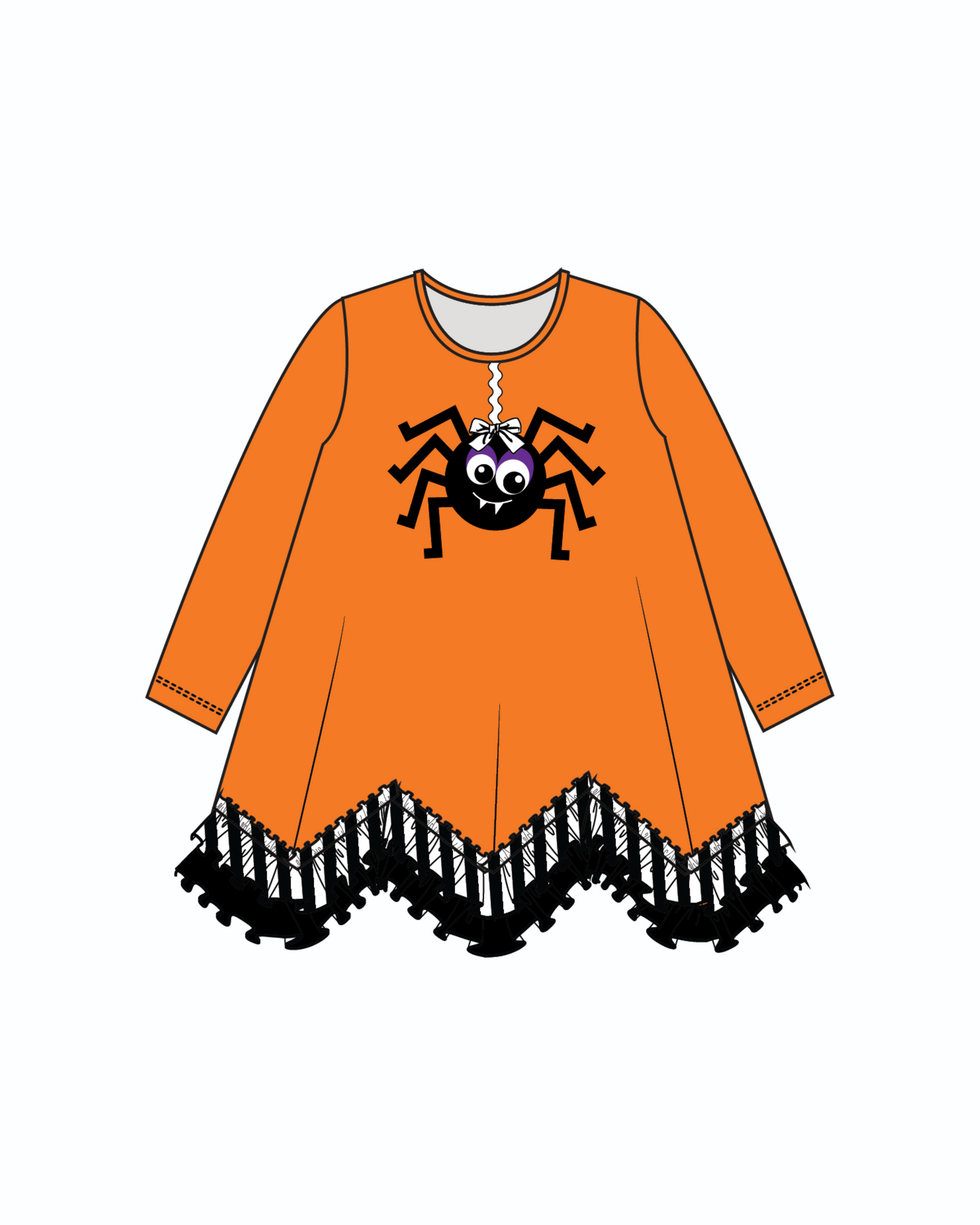 Along Came a Spider Tunic Top (Ready to Ship)