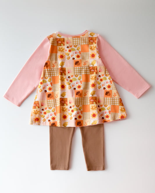 Patchwork Tunic & Legging Set (Ready to Ship)