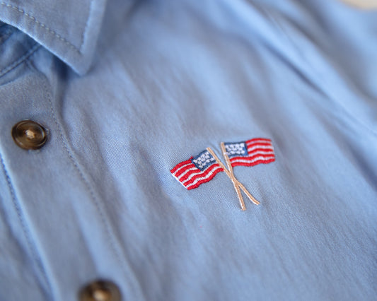 Gingham & Glory Boys Shirt (Ready to Ship)