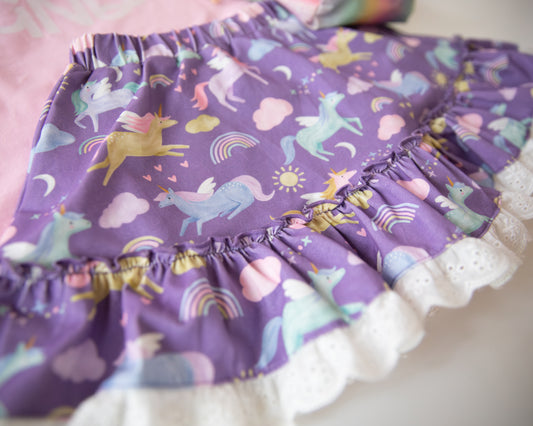 Cloud 9 Tee & Skort Set (Ready to Ship)