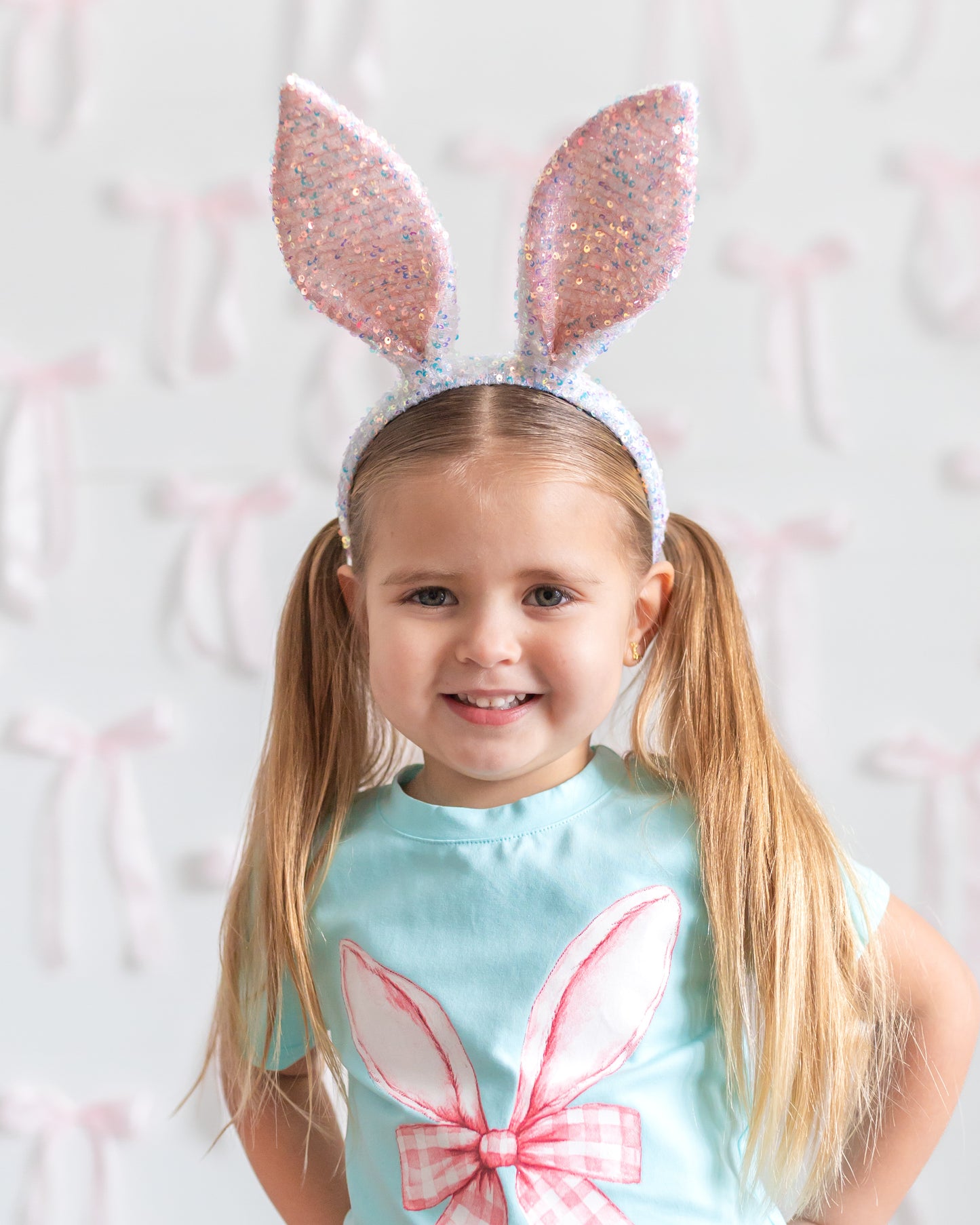 Sequin Bunny Ear Headband