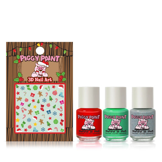 Santa's Sweetie Gift Set - Piggy Paint Non-Toxic Kids Nail Polish