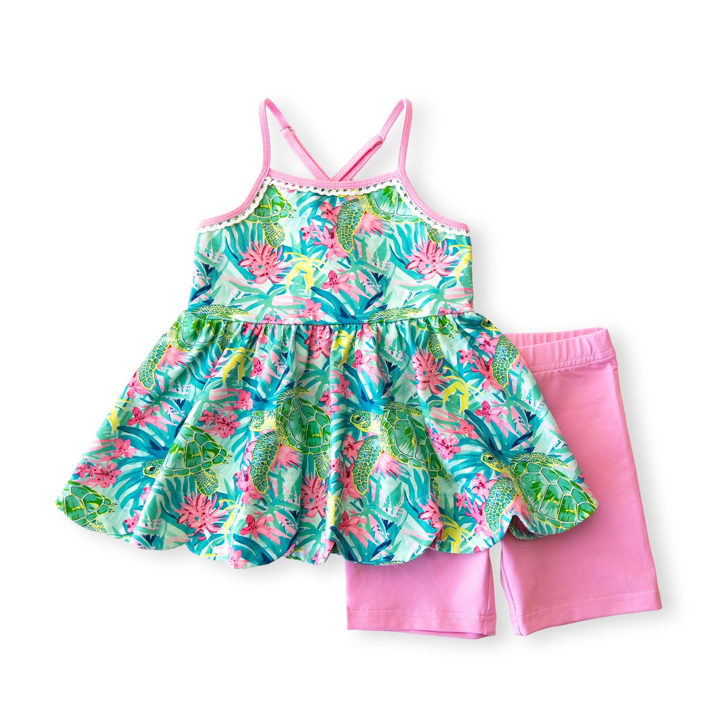 Aloha Tunic & Short Set (Ready to Ship)