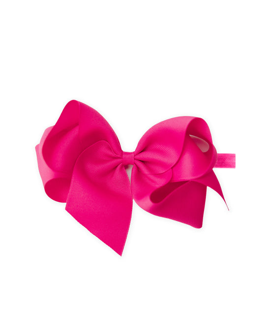 Shocking Pink Classic Hair Bow
