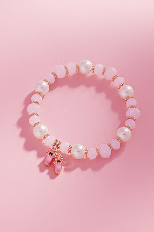 Ballet Shoes Kids Stretch Bracelet