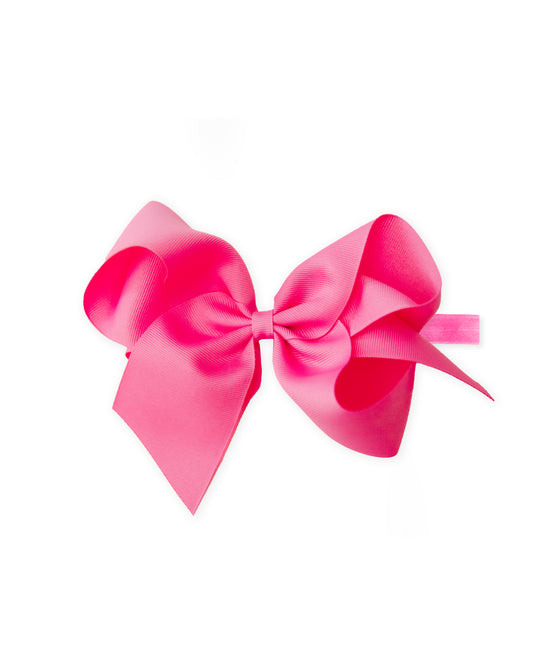 Hot Pink Classic Hair Bow