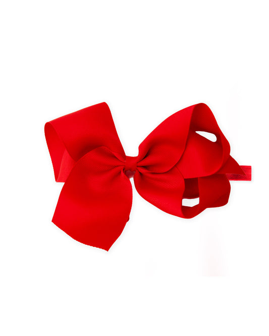 Red Classic Hair Bow