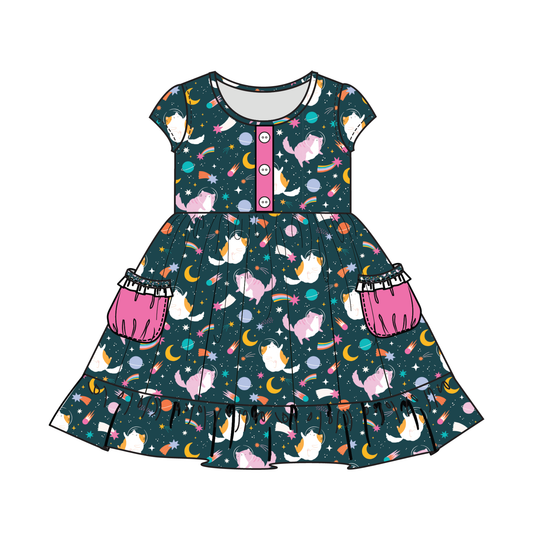 Catstronaut Knit Dress *Pre-Order - Ships July 2026*