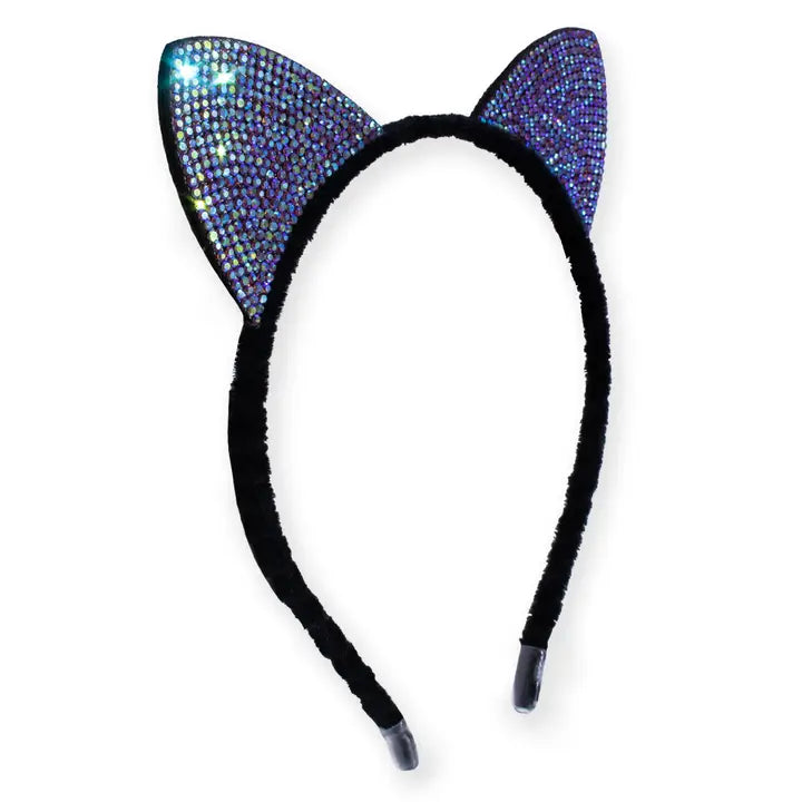 Rhinestone Cat Ear Headband