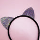 Rhinestone Cat Ear Headband