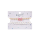 Bow Charm Kids Stretch Bracelet Set