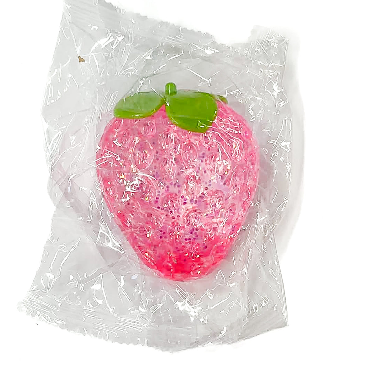 Sugar Squeeze Glitter Strawberry Squishy