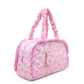 Pink Bow Quilted Duffle Bag