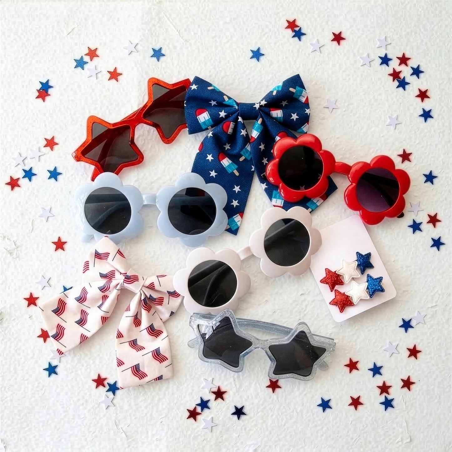 Red, White, & Blue Kids Sunglasses