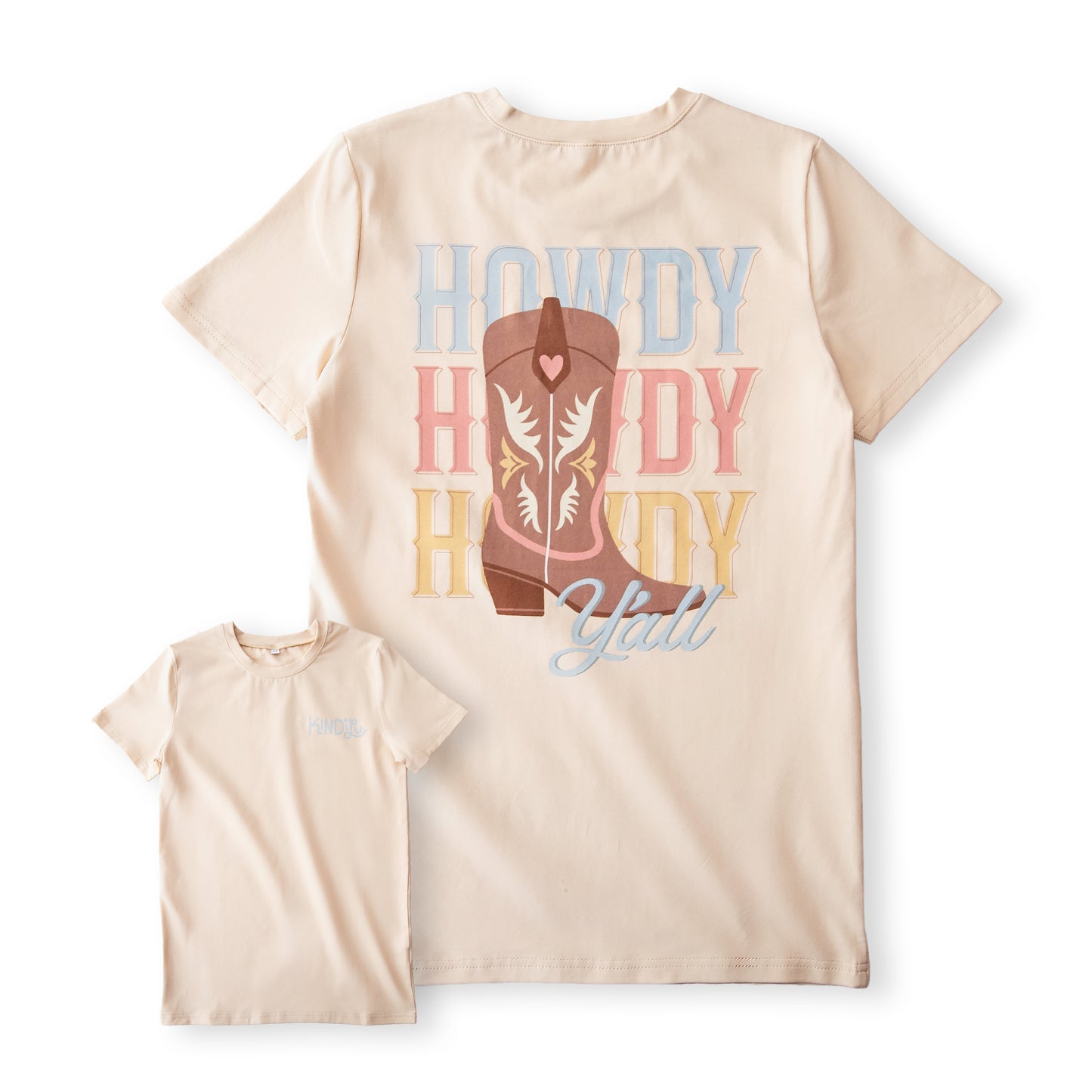 Howdy Y'all Ladies Tee - Ready To Ship