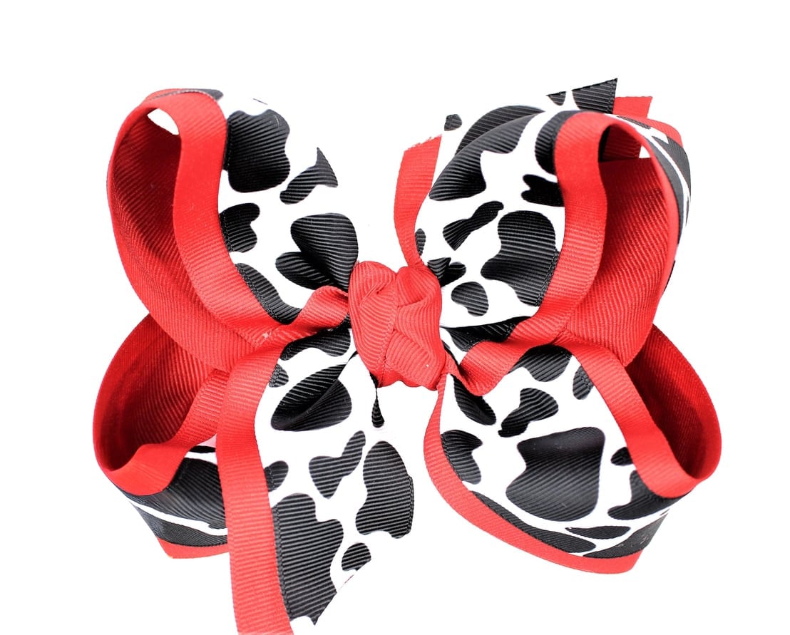 Farm Friends Layered Bow