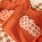 Patchwork Pumpkin Adult Sweatshirt - Ready to Ship