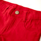 Liberty Red Denim Shorts