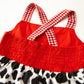 Farm Friends Dress - Cow Print *Pre-Order - Ships June 2026*