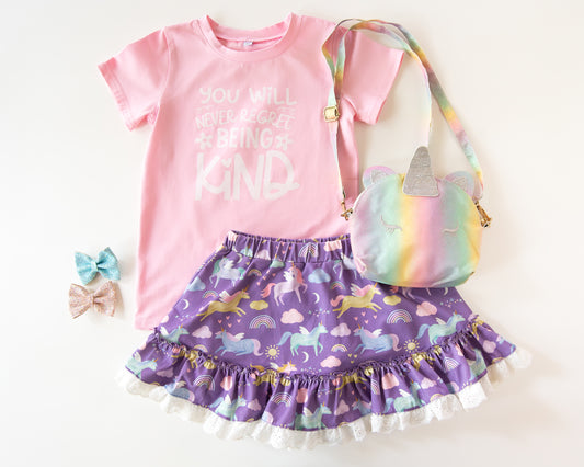 Cloud 9 Tee & Skort Set (Ready to Ship)