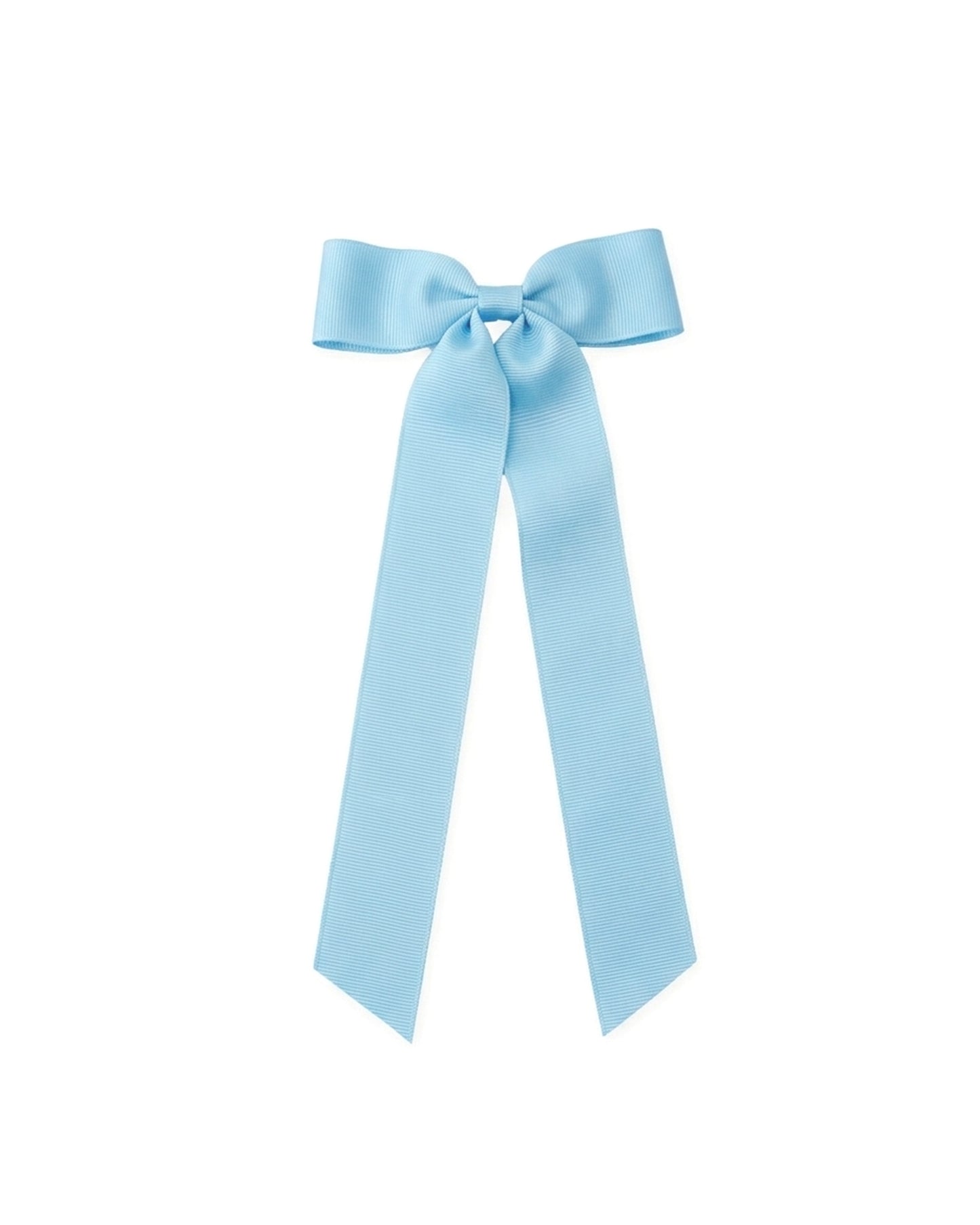 Light Blue Tail Ribbon Hair Bow