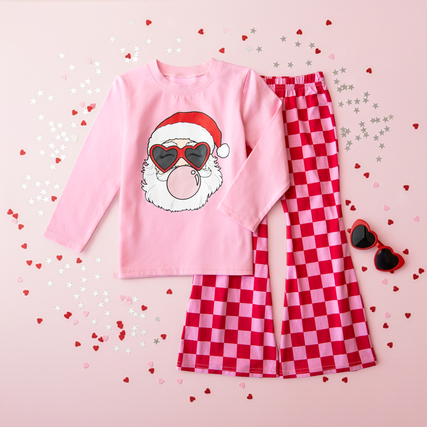 MMM Pop Top & Flare Pant Set (Ready To Ship)