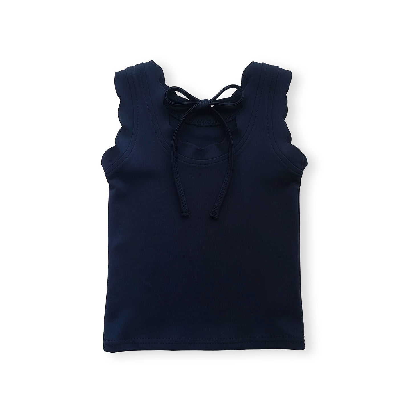 Classic Cutie Navy Scallop Tank *Pre-Order - Ships June 2026*