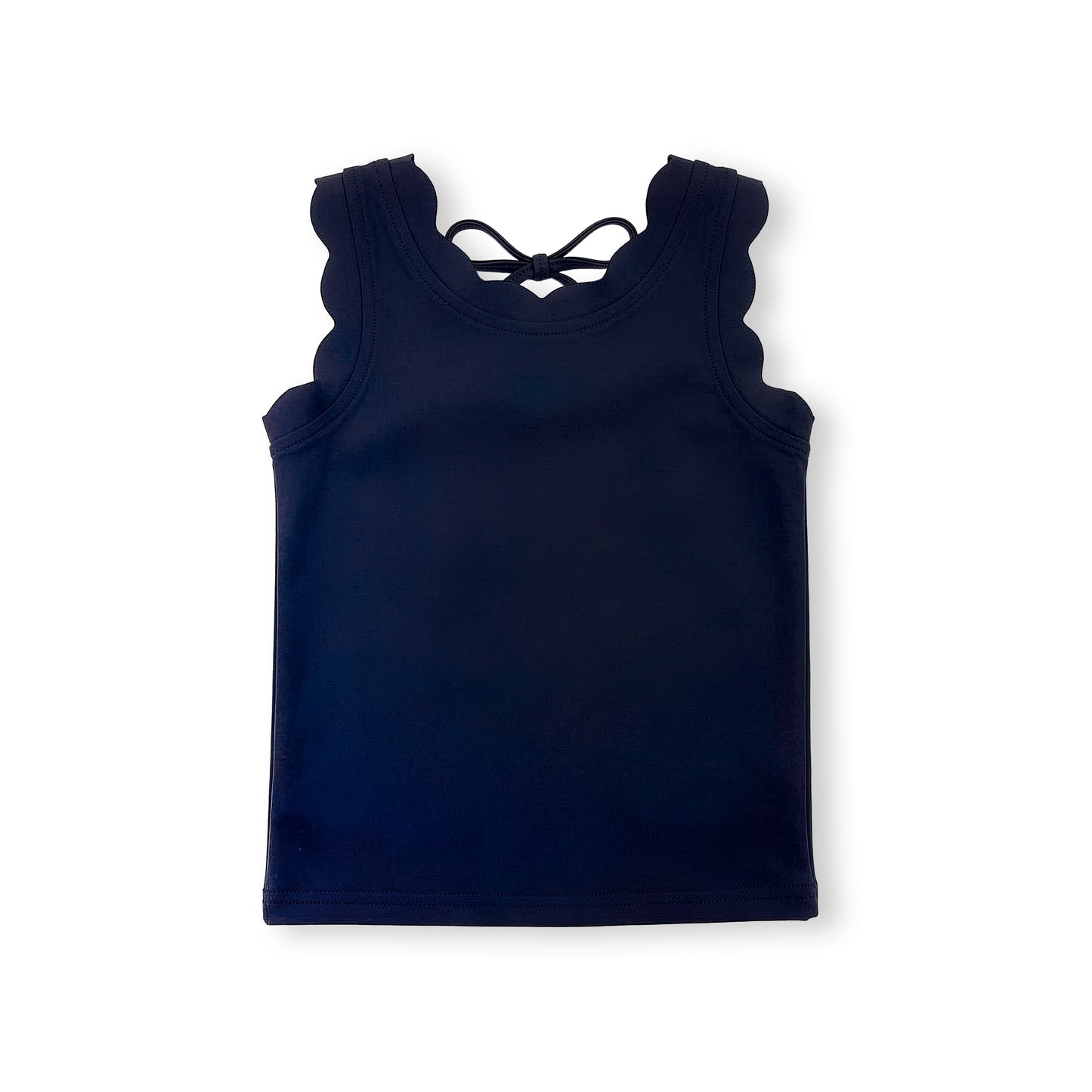 Classic Cutie Navy Scallop Tank *Pre-Order - Ships June 2026*