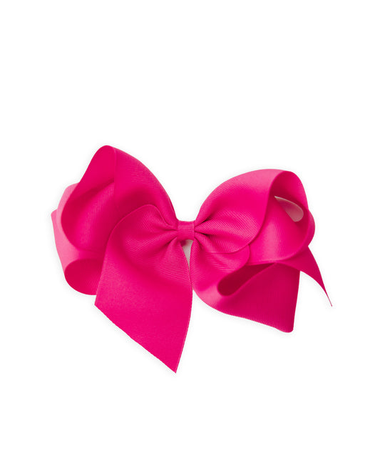 Shocking Pink Classic Hair Bow