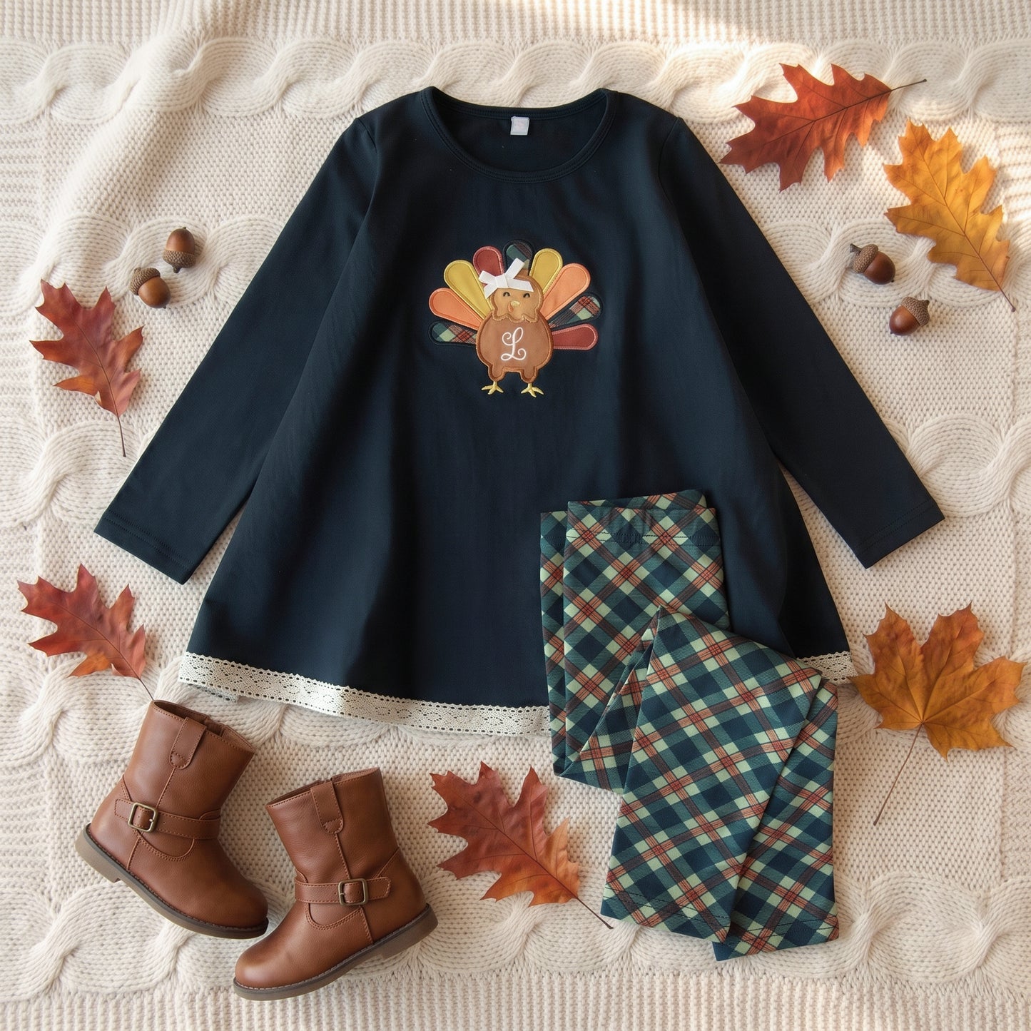Turkey Lurkey Tunic & Legging Set *Pre-Order - Ships October 2026*