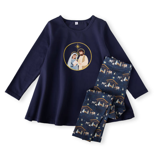 Away in a Manger Tunic & Legging Set *Pre-Order - Ships Early December 2026*