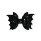 Black Glitter Bat Hair Clip