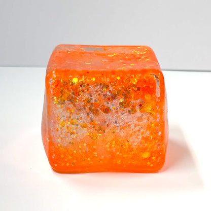Sugar Squeeze Glitter Cube Squishy