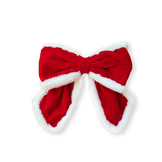 Jolly Red Velvet Bow