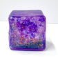 Sugar Squeeze Glitter Cube Squishy