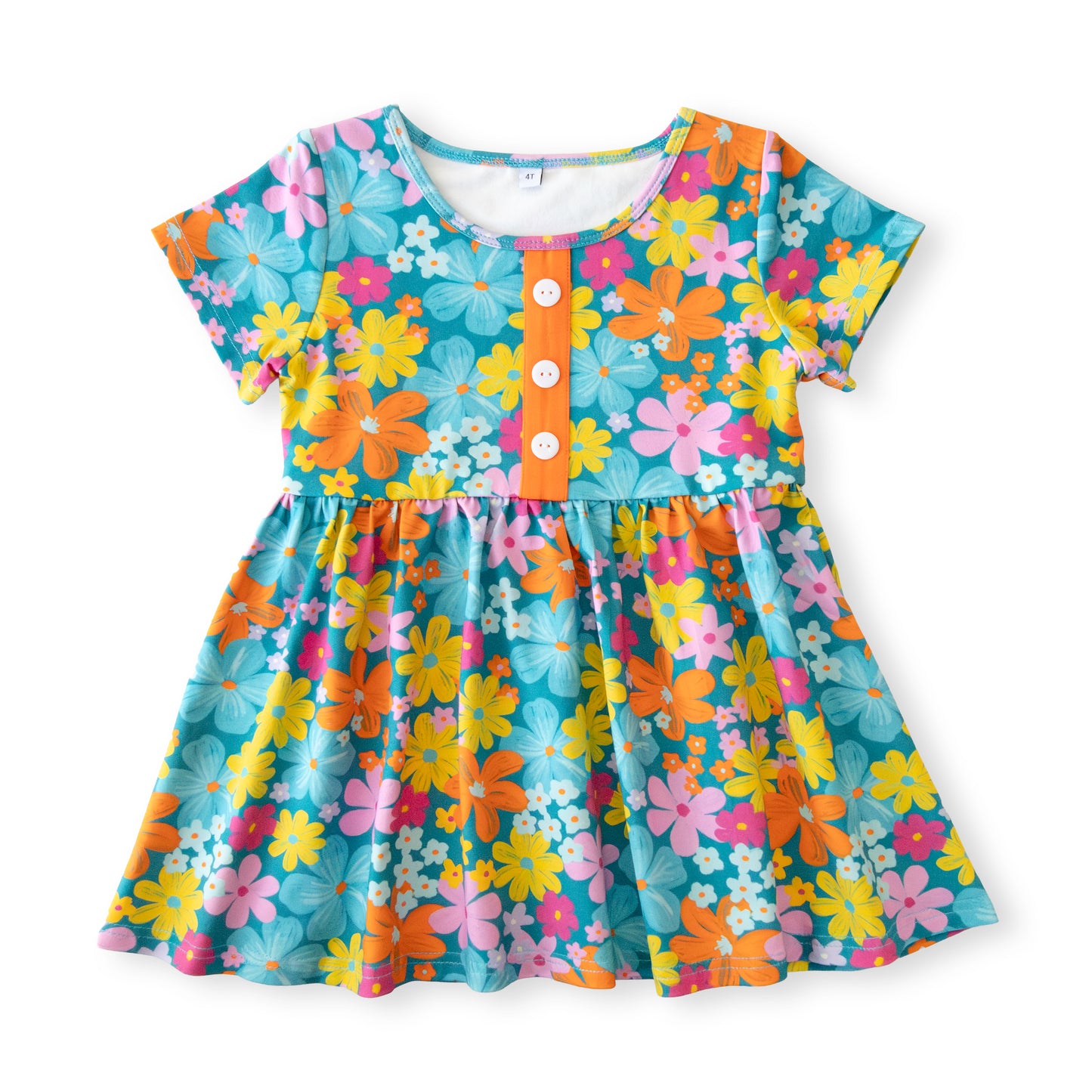 Flower Power Knit Pocket Tunic - Ready to Ship
