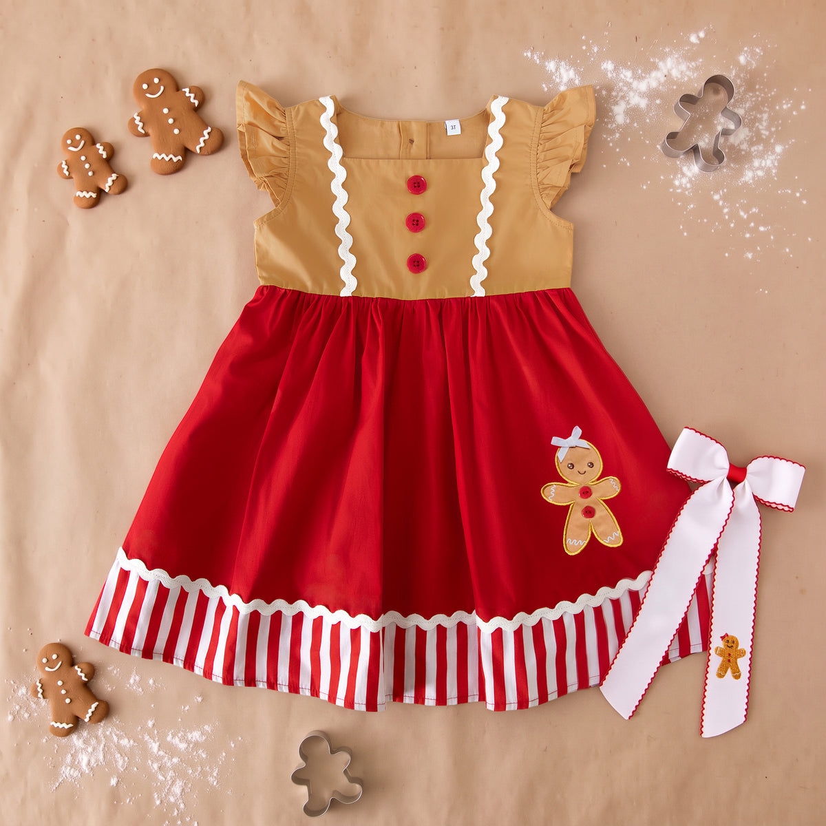 Gingerbread Kisses Dress *Pre-Order - Ships November 2026*