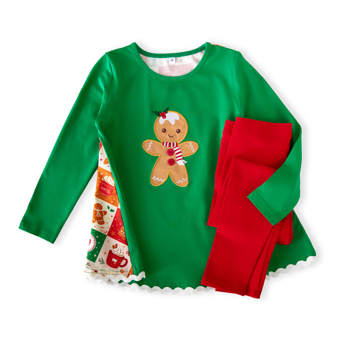 Gingerbread Kisses Tunic & Legging Set *Pre-Order - Ships November 2026*