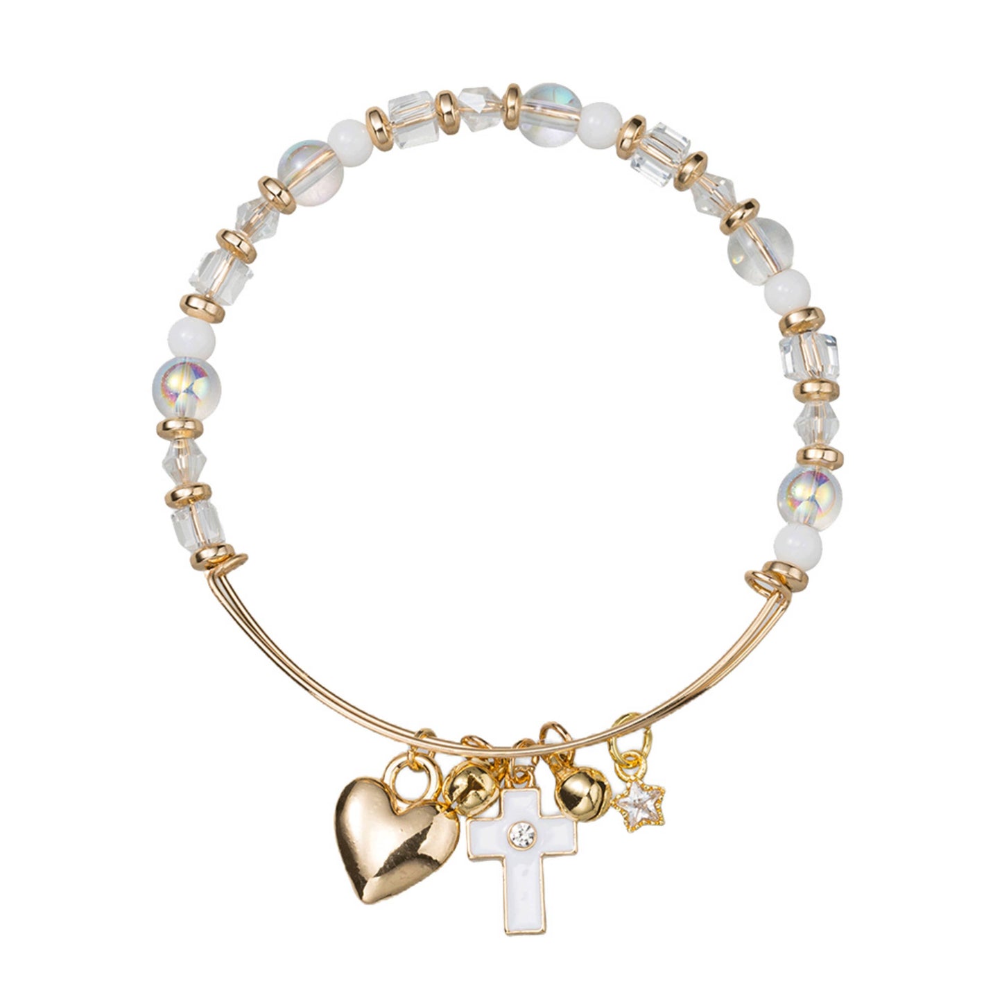 Adore Him Beaded Bracelet - Cross (Kids)