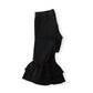 Black Knit Ruffle Pant - Ready to Ship