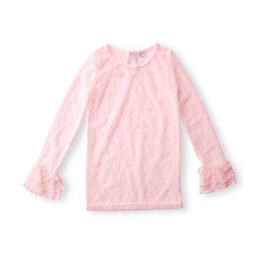 Rosaline Pink Mesh Layering Top *Pre-Order - Ships September 2026*