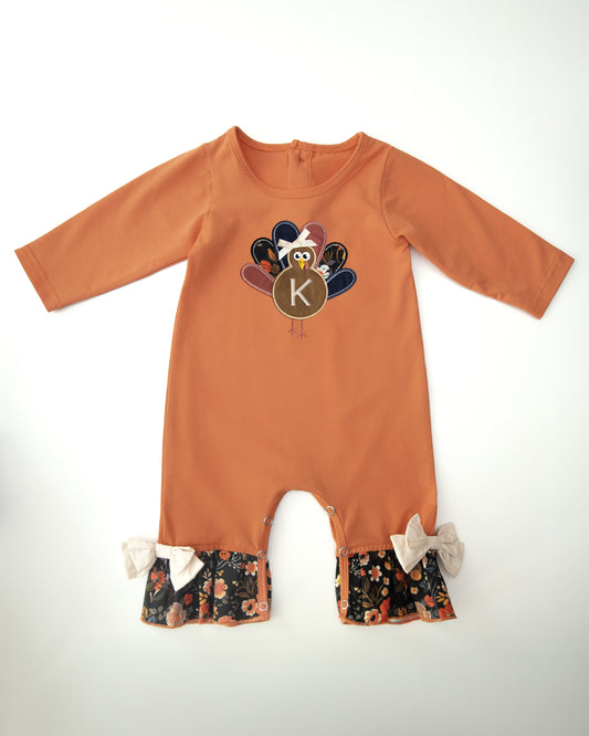 Turkey Trot Romper *Pre-Order - Ships October 2025*