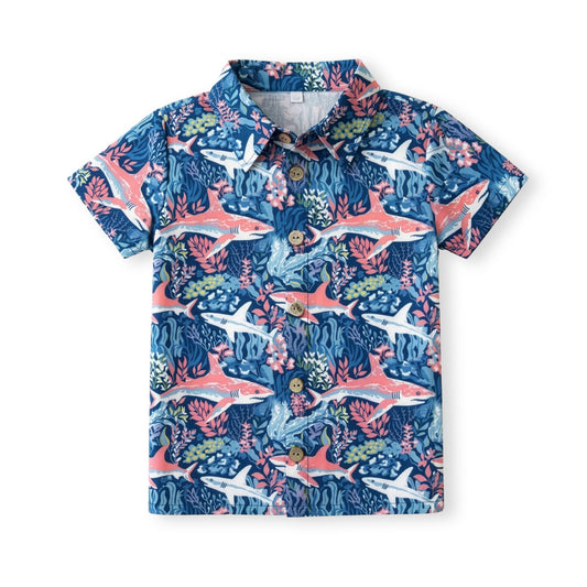 Totally Jawsome Button Up Shirt *Pre-Order - Ships June 2026*