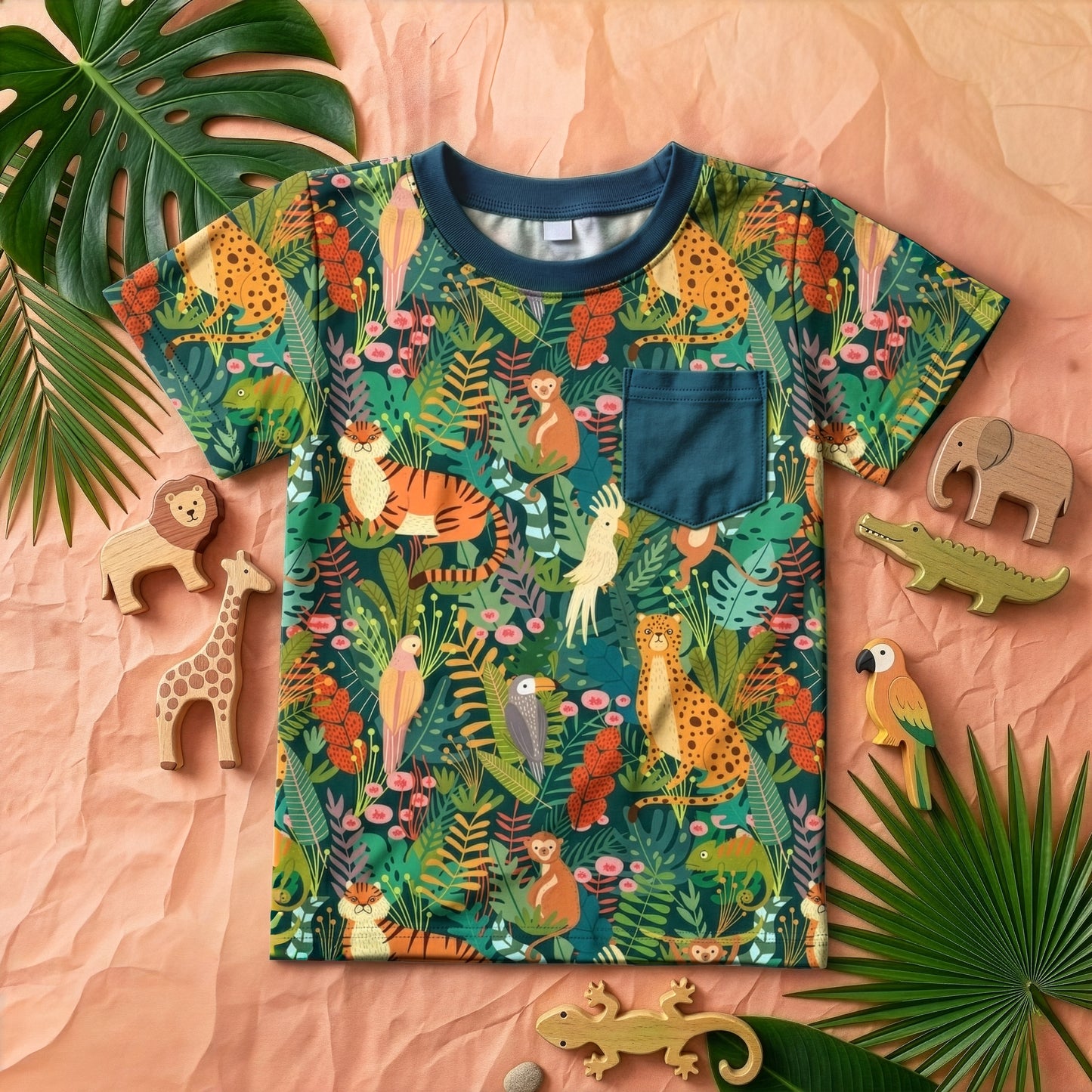 Day at the Zoo Pocket T-Shirt *Pre-Order - Ships June 2026*