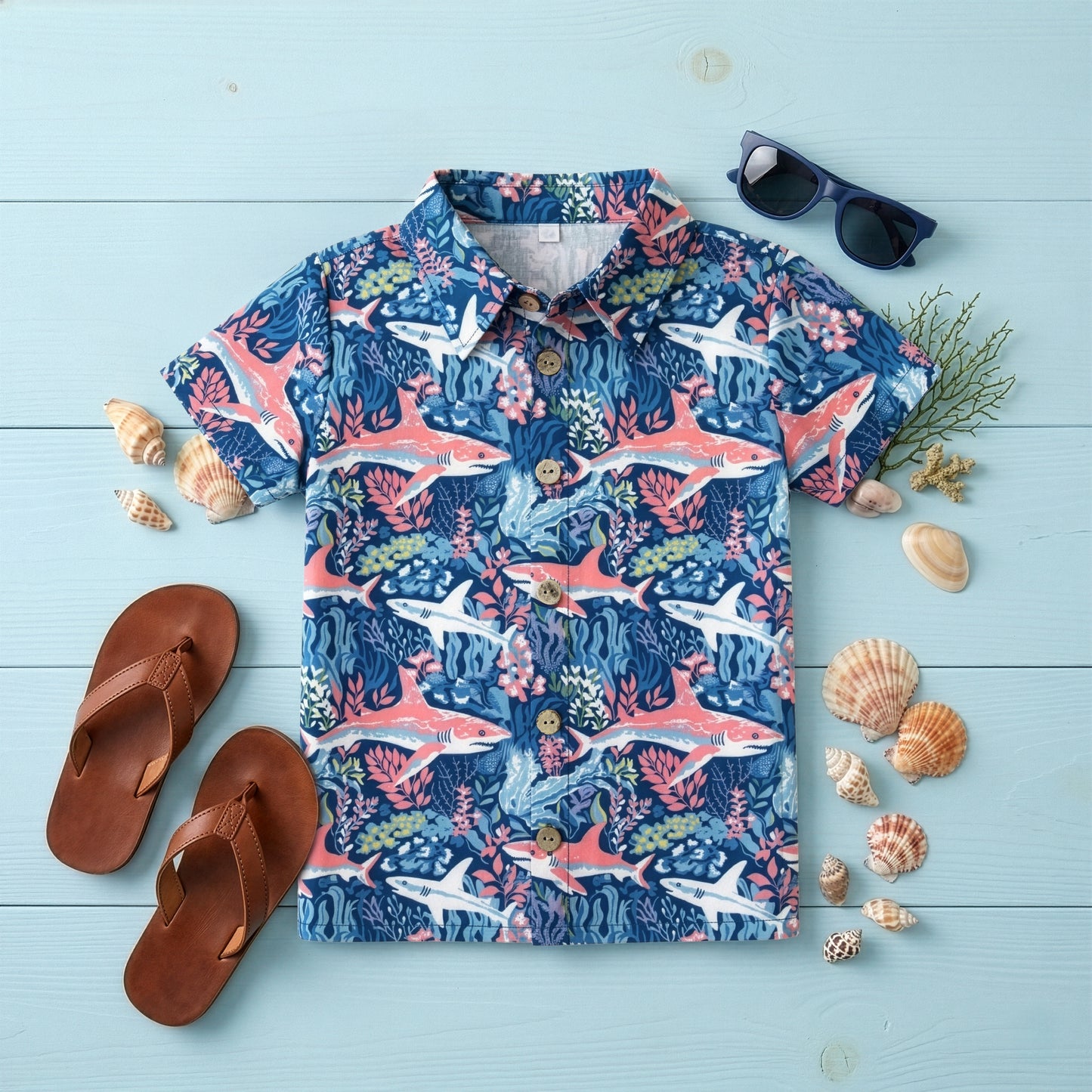 Totally Jawsome Button Up Shirt *Pre-Order - Ships June 2026*