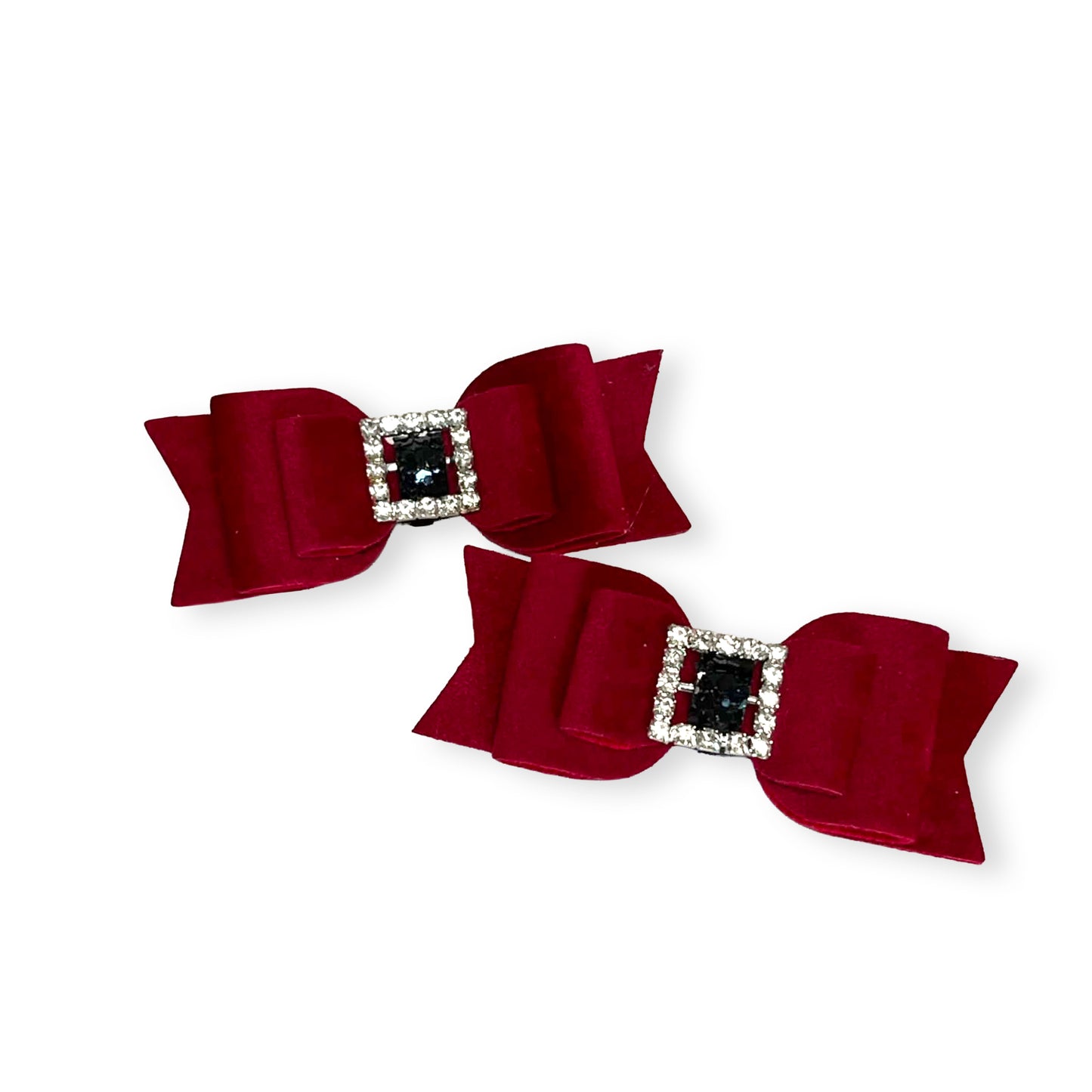 Santa Bow - Set of 2 (Layered)