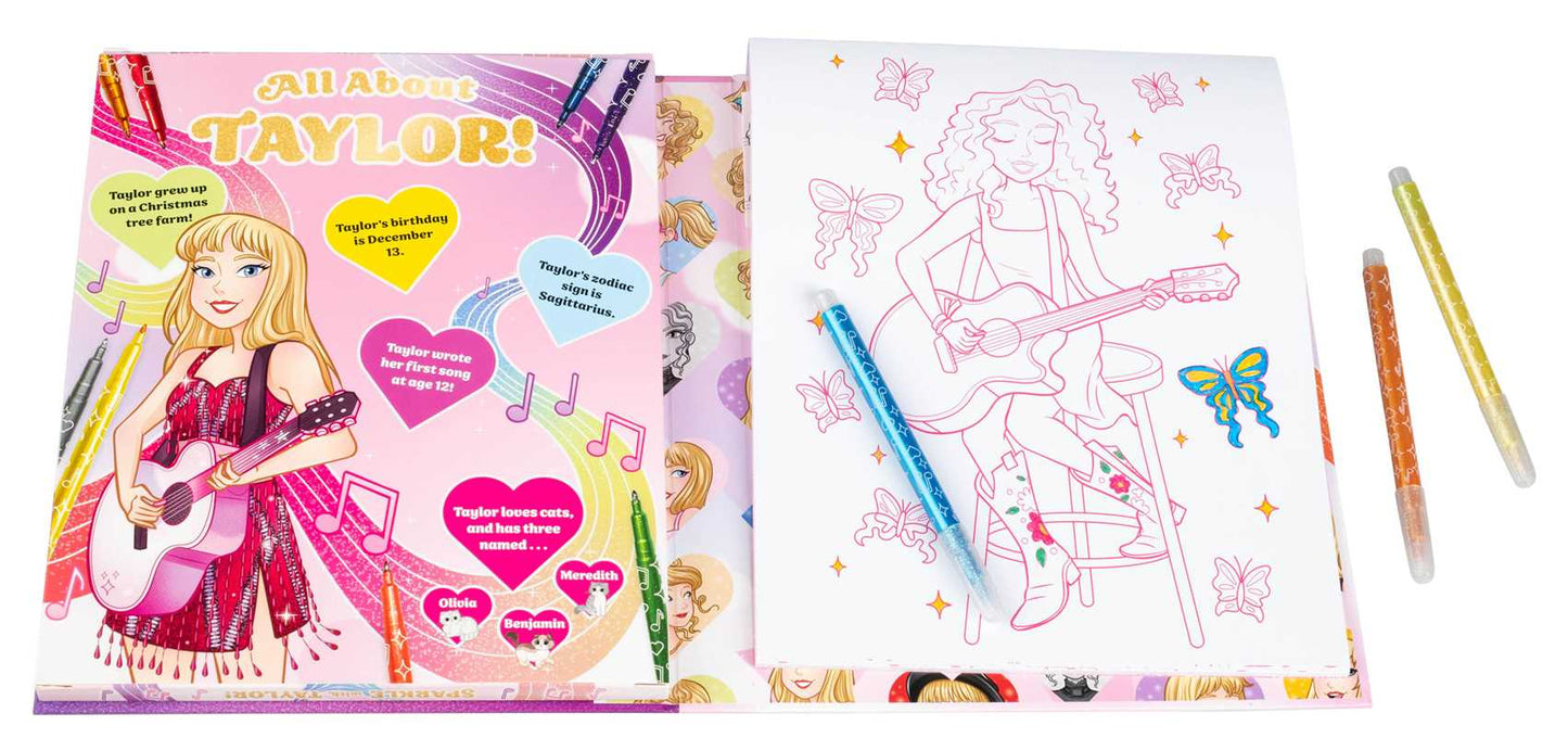 Sparkle with Taylor! A Glitter Coloring Kit