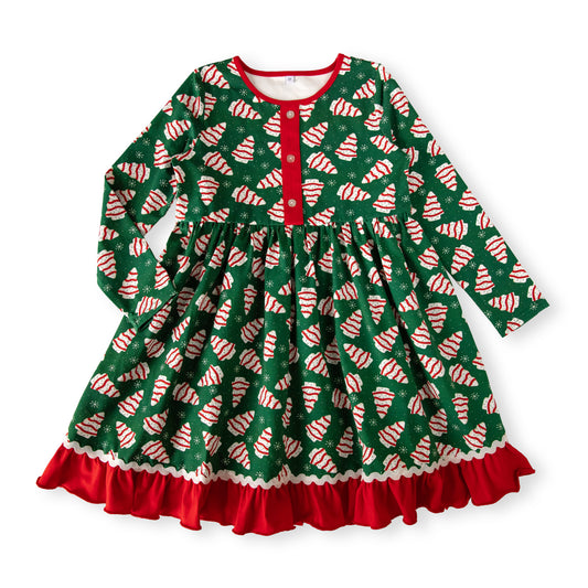 O' Christmas Tree Cake Dress *Pre-Order - Ships Late November / Early December 2026*
