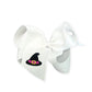 Witch Hat Embroidered Hair Bow